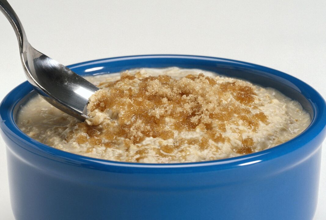 Oatmeal porridge for gastritis