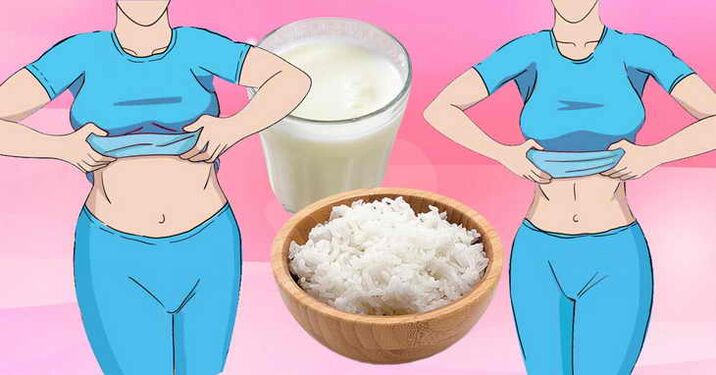 Lose weight on a kefir and rice diet