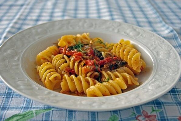 Mediterranean diet pasta